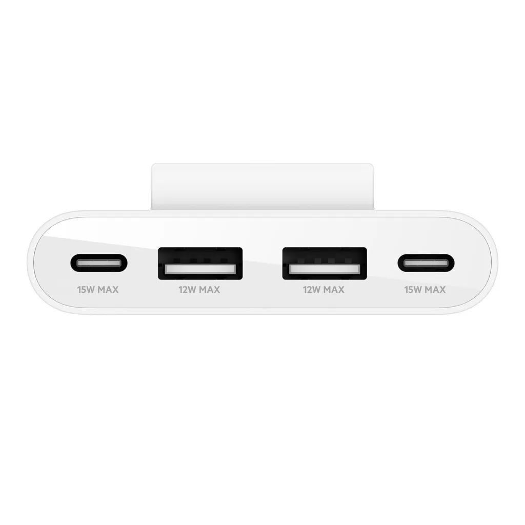 Hub USB Belkin 2x USB-C 2x USB-A Solution pour Manque de Ports 2m