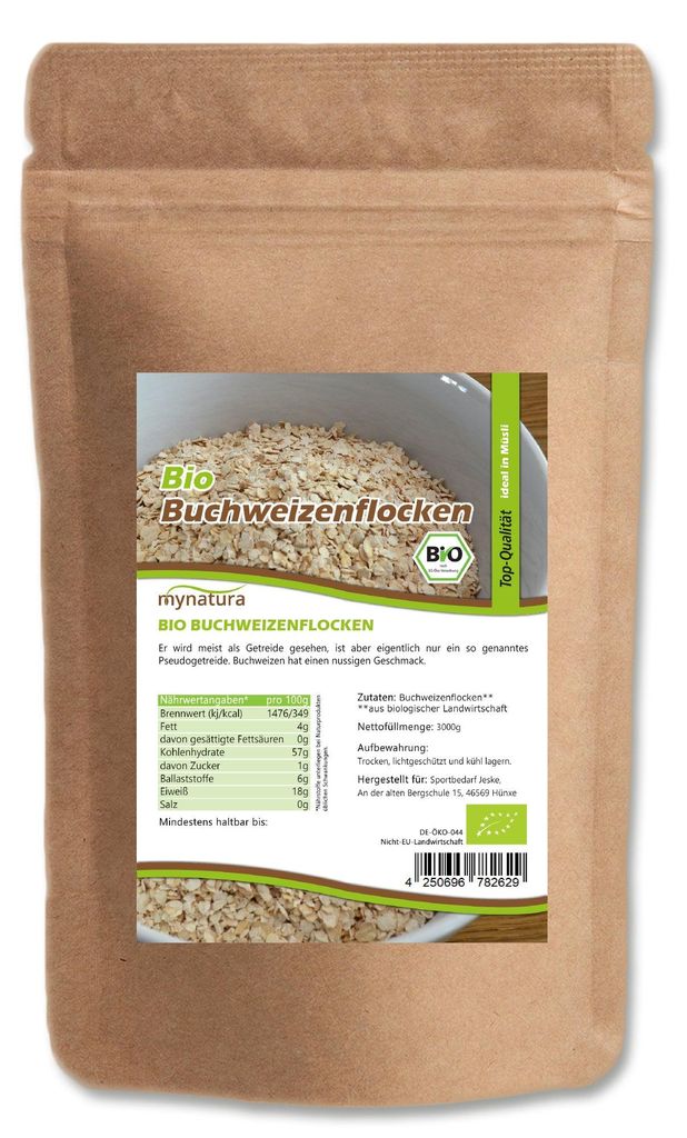 Mynatura   Buchweizenflocken - ab 3kg Produktbild 