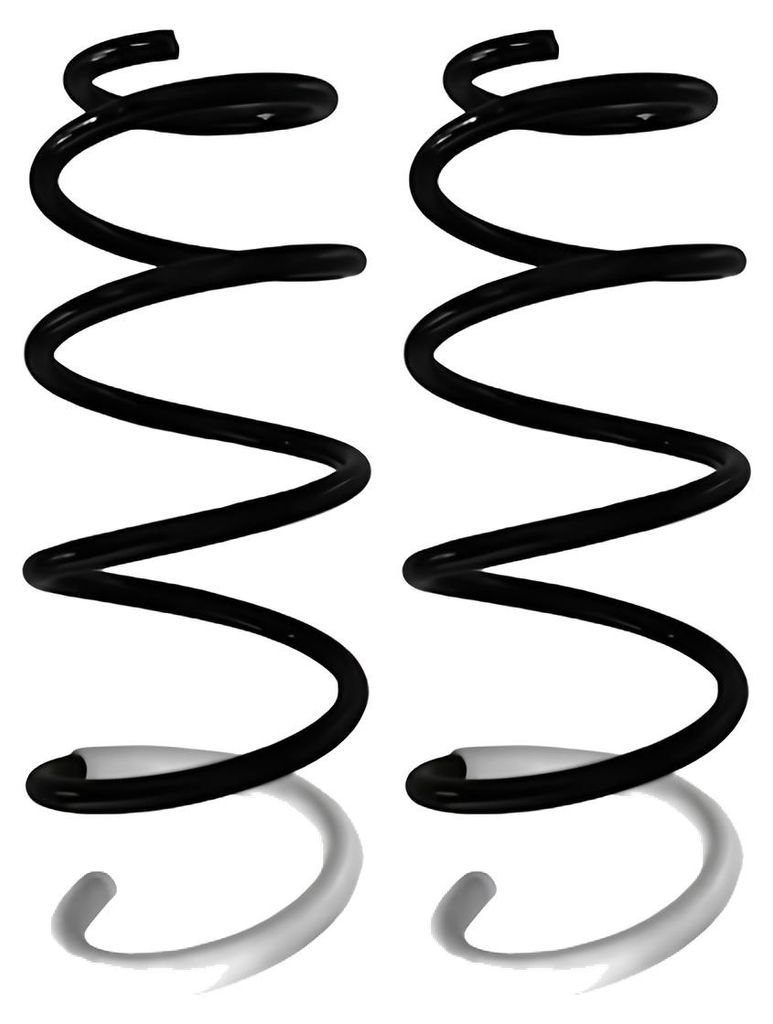 Fahrwerksfedern-Set Vorderachse Schraubenfeder Ø134mm SPIDAN für u.a. OPEL CORSA