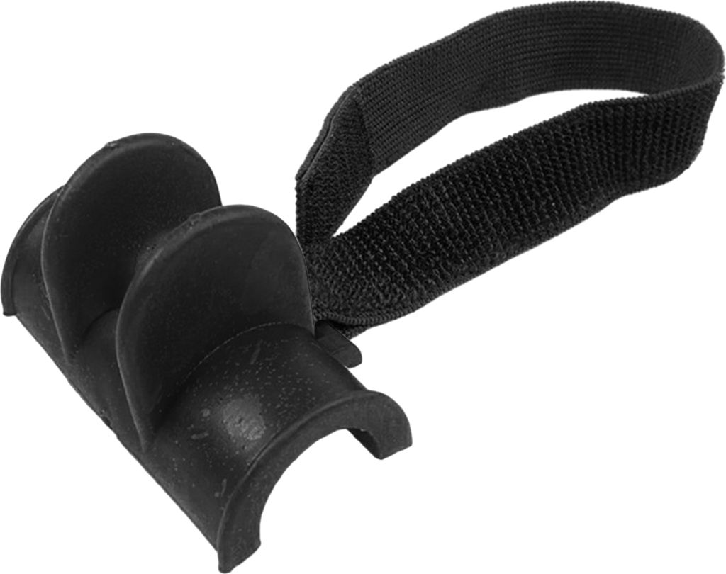 U-förmiger Angelrutenhalter mit Befestigungsband, rutschfestem Design, kompakte Größe, tragbares Zubehör zur Unterstützung der Angelrutenhalte...