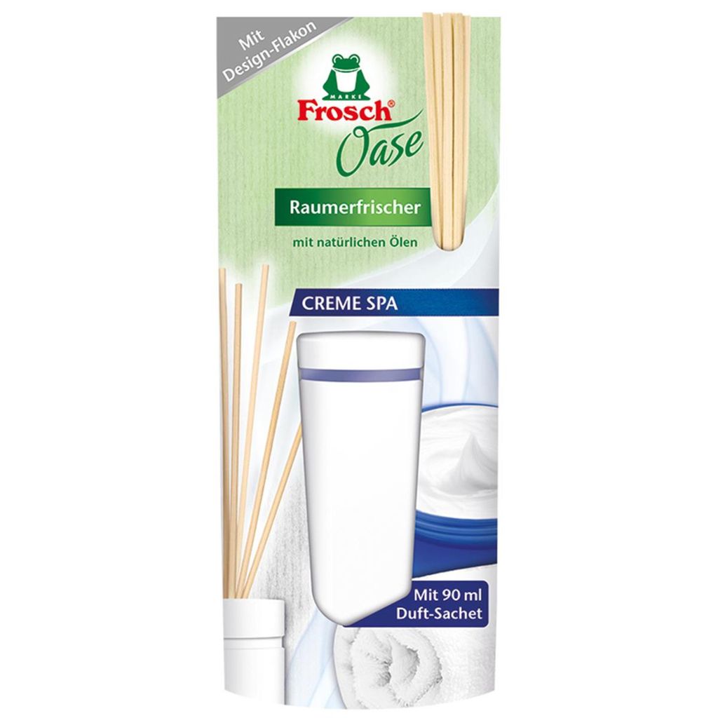 Frosch Oase Raumerfrischer Creme Spa 90ml mit Design-Flakon