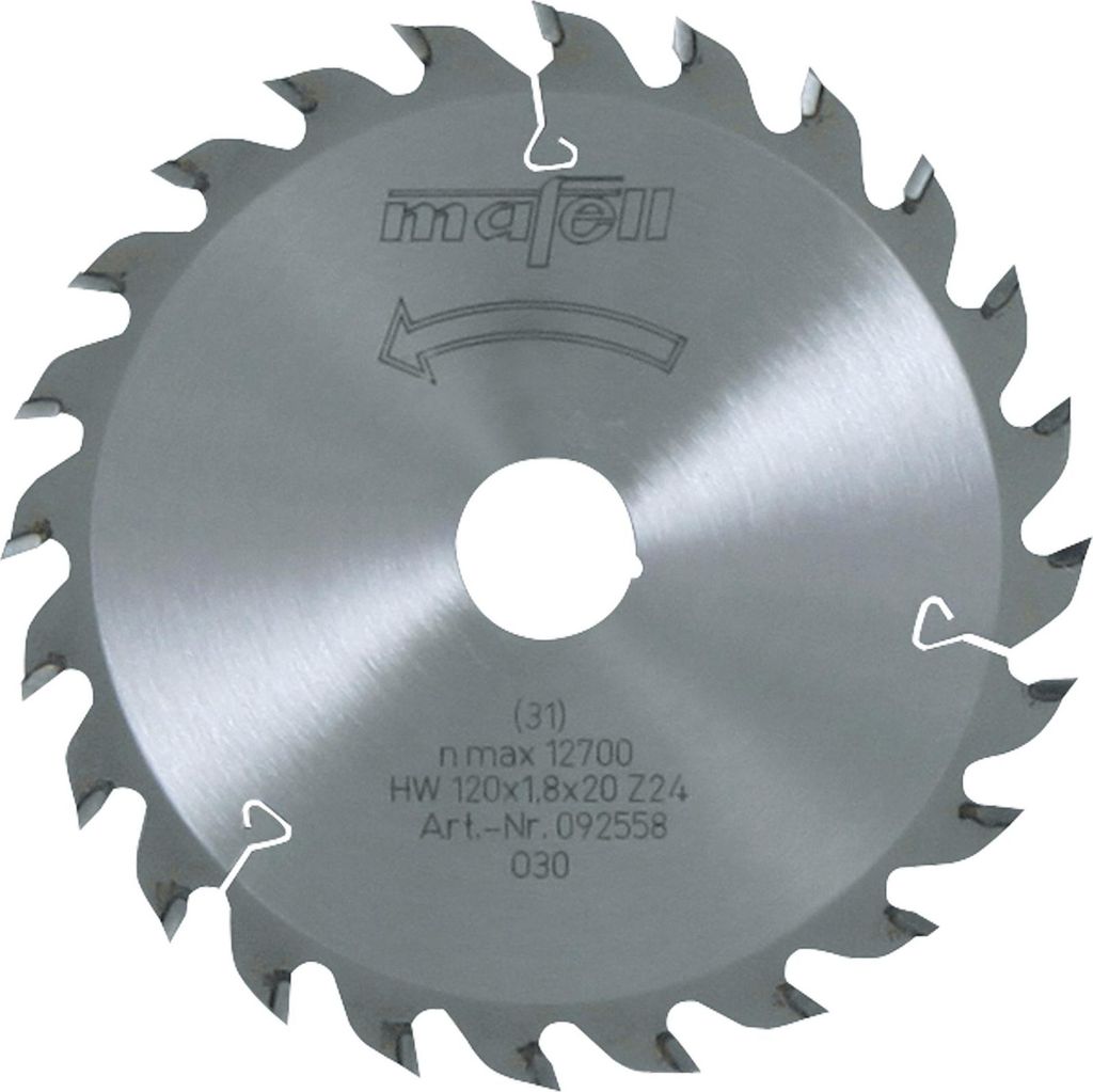 Mafell Sägeblatt-HM 120 x 1,2/1,8 x 20 mm, Z 24, WZ | Obrázek produktu 