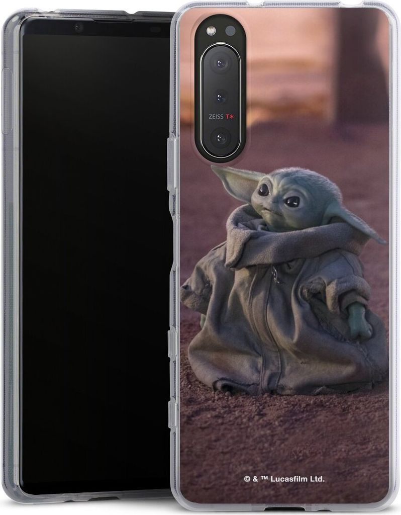 DeinDesign Handyhülle für Sony Xperia 5 II Silikon Hülle Case Smartphone Schutzhülle Star Wars Baby Yoda The Child
