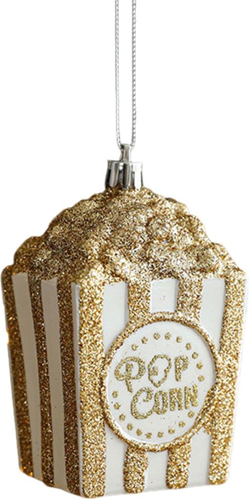 Glitzernder Weihnachtsschmuck zum Aufhängen: Engel und Weihnachtsmann – leichte Weihnachtsdekoration mit Aufhängeschlaufe für Weihnachtsbaum, ...