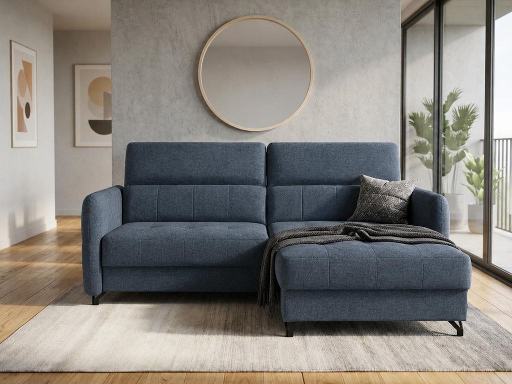 NORDELO Ecksofa mit Schlaffunktion und Bettkasten ALTAVISTA Produktbild 