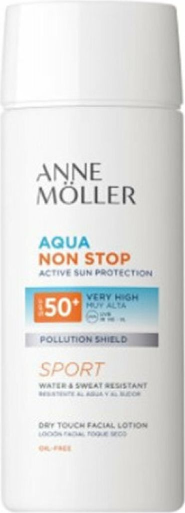 Facial Sun Cream Anne Möller Aqua Non Stop Sport SPF50+ (75 Produktbild 