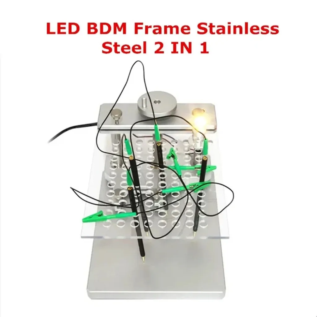 Kit BDM Frame LED Métal & Kess V5017 Rouge - Interface de Reprogrammation