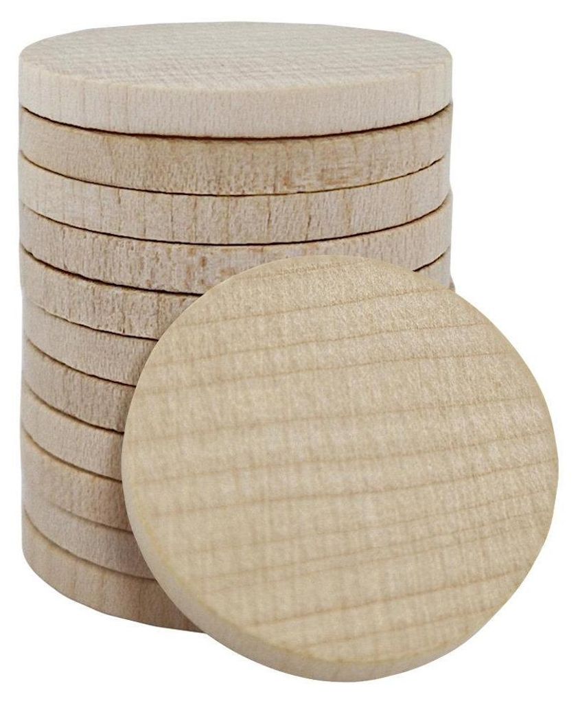 Jetons pour buvette en bois Ø29 mm CombiCraft - 100 pièces Image du produit 