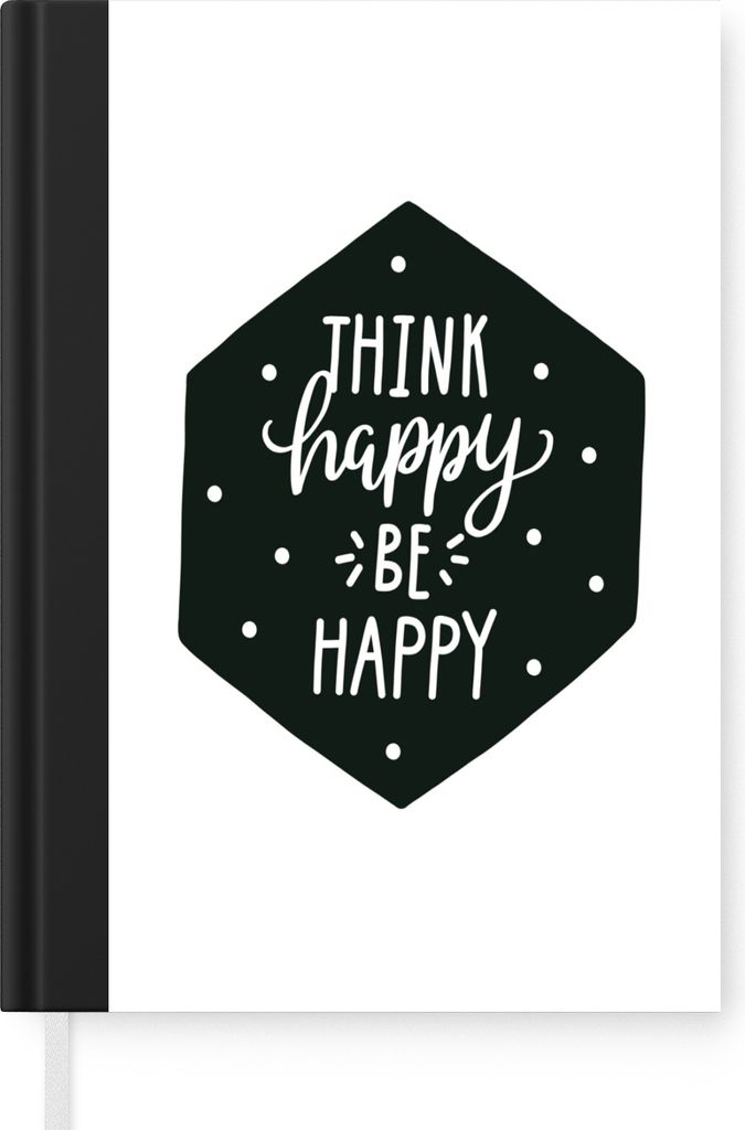 MuchoWow Notizbuch Tagebuch Haushaltsbuch Notebook A5 Zitat - Glücklich - Kind - Jungen - Mädchen - Baby - Kinder - Notizblock - Notizheft - No...