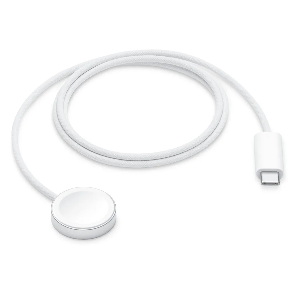 Câble de Charge Apple Watch Magnétique 2m Haute Qualité - Modèle Blanc