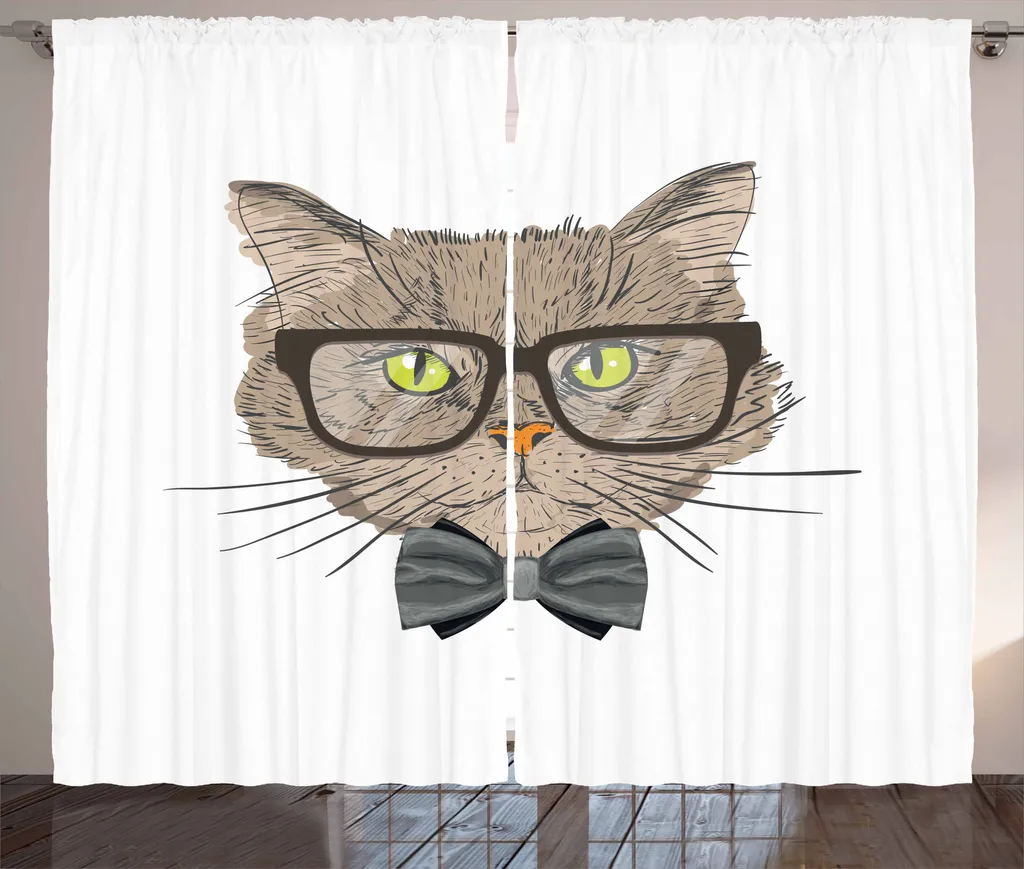 Tenda Hipster Cat ABAKUHAUS 280x175 - Perfetta per Ragazzi e Studio
