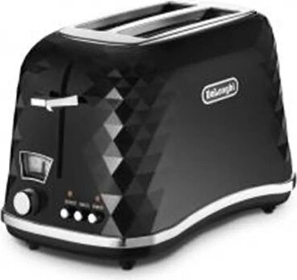Grille-pain 2 Fentes De'Longhi CTJ 2103.BK Noir 900W - Série Brillante