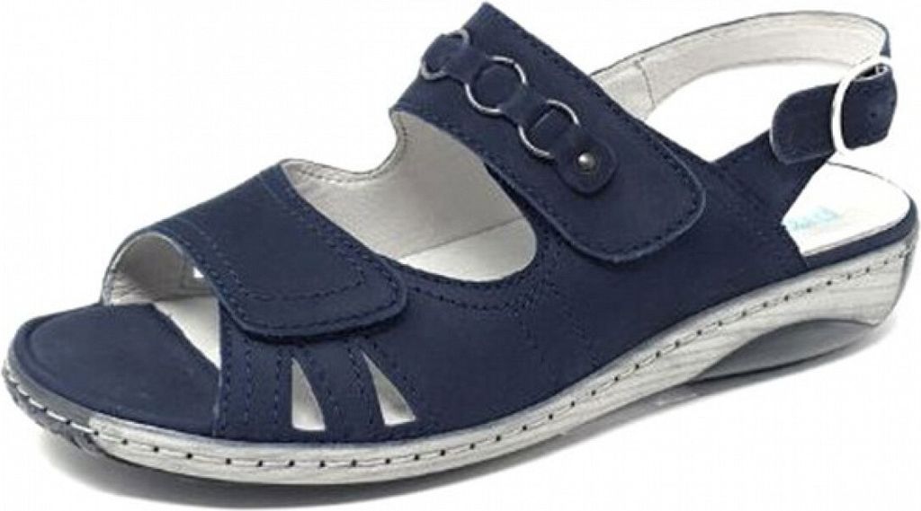 Waldläufer Garda Weite G Sandale Blau Produktbild 