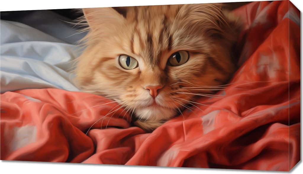 Bild 70x40cm Schnurrender Frieden