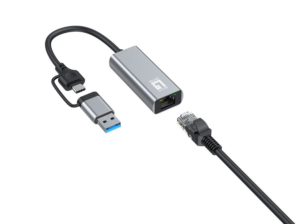 LevelOne USB-0423 Netzwerkkarte Ethernet 2500 Mbit/s Produktbild 2