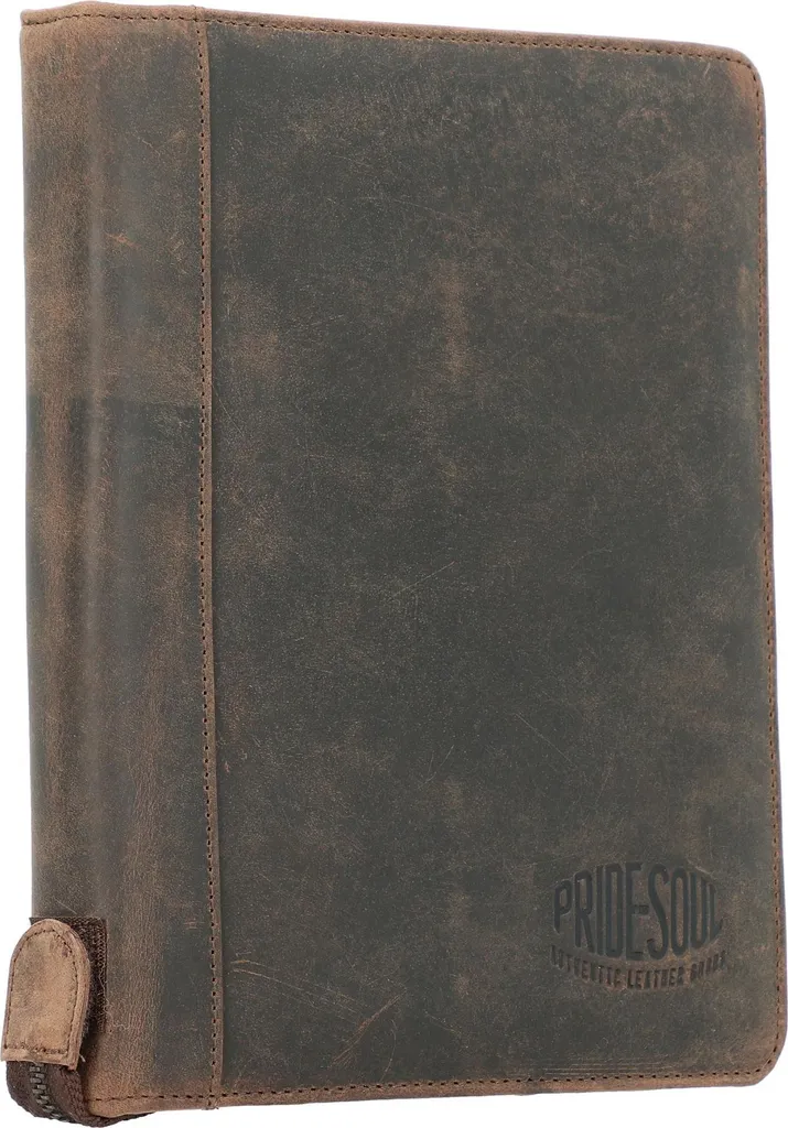 Organiseur WICK en Cuir Véritable Marron avec Rangement Multi-usage - 4