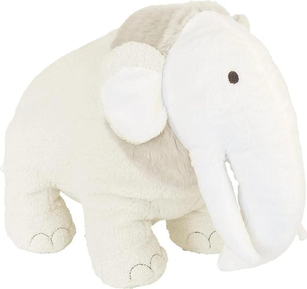 Mammouth Milo Happy Horse 40cm - Peluche Écru Extra Douce Enfant