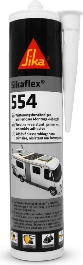 Sikaflex 554 weiß 300ml Kartusche 12 Stk Produktbild 