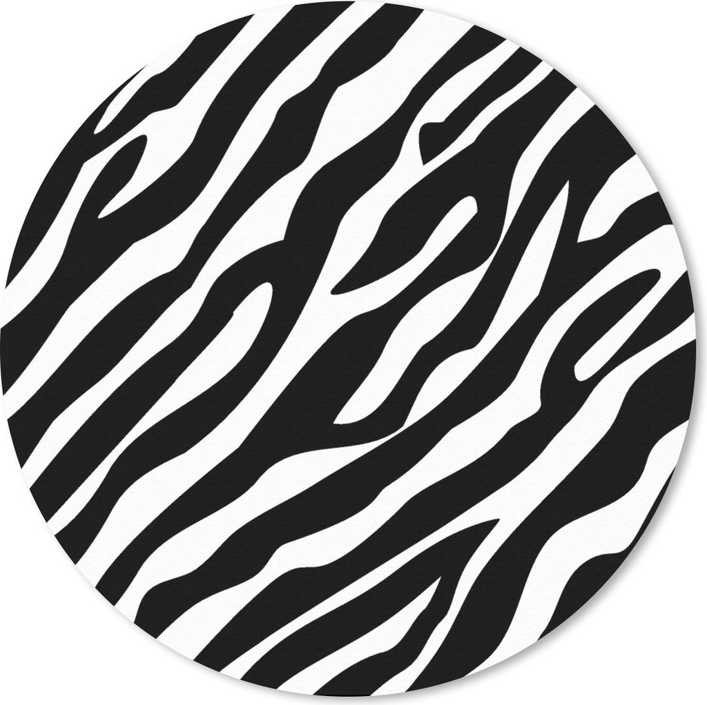 MuchoWow Mauspad Mousepad Tiere - Zebra - Gestaltung 40x40 cm - Mousepads - Maus Mat - Pad - Mausunterlage - Schreibtisch Accessoires
