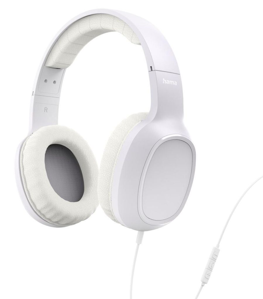Hama Kopfhörer Fun C, On-Ear USB-C Mikrofon, Weiß Produktbild 