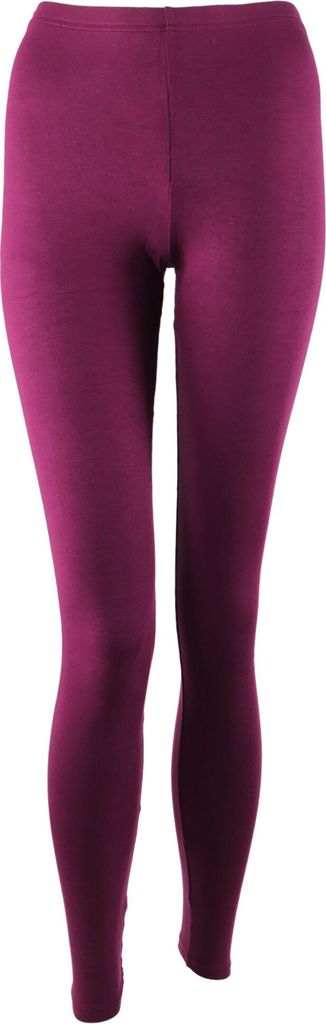 Leggings - Uni - bordeaux - S/M