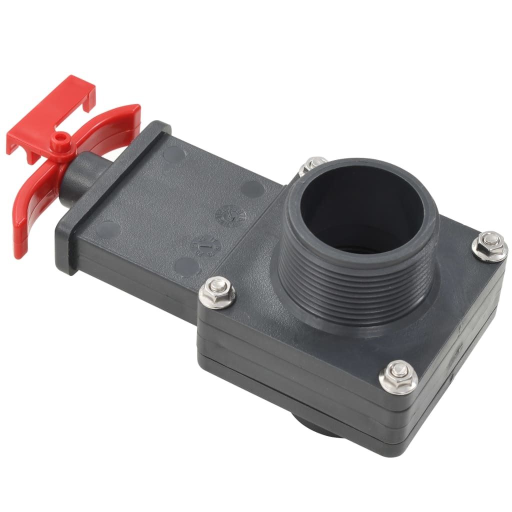 vidaXL Valvola a saracinesca per piscina a 2 pezzi 1,5" Immagine del prodotto 
