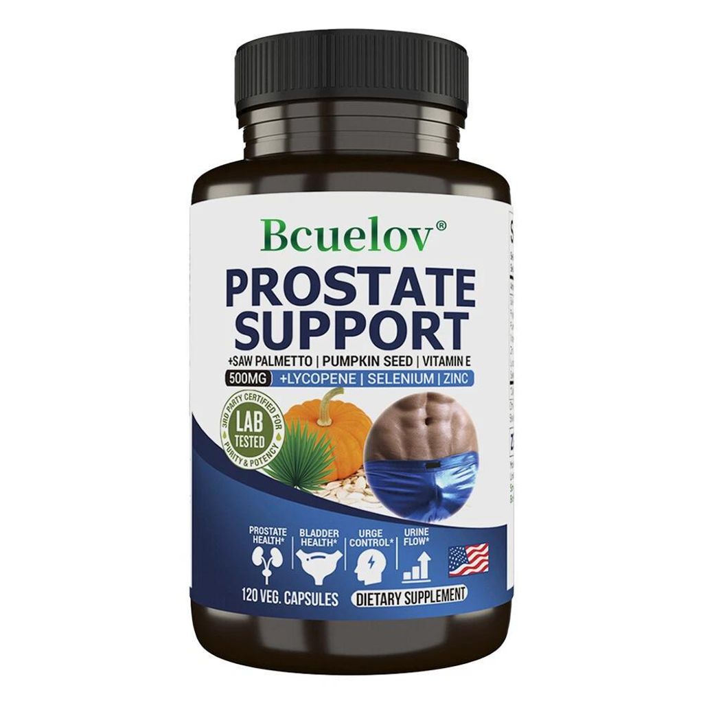 Prostate Support (120 Kapseln) Nahrungsergänzungsmittel, Prostata, Harnwege, Prostatagesundheit, Harnfluss, Männergesundheit