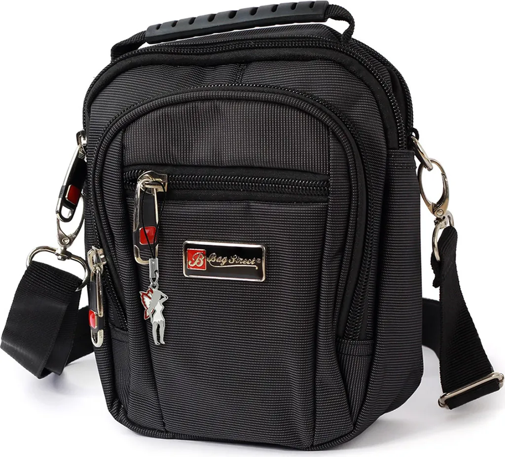 Marsupio Nero Economico D2OTJ251S: Borsa Street in Poliestere Unisex