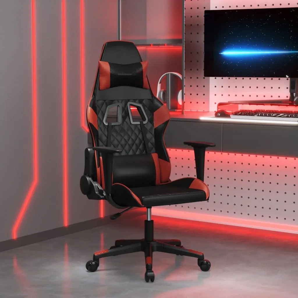 Sedia Gaming Ergonomica The Living Store Rosso Vino - Prezzo Promo - 1
