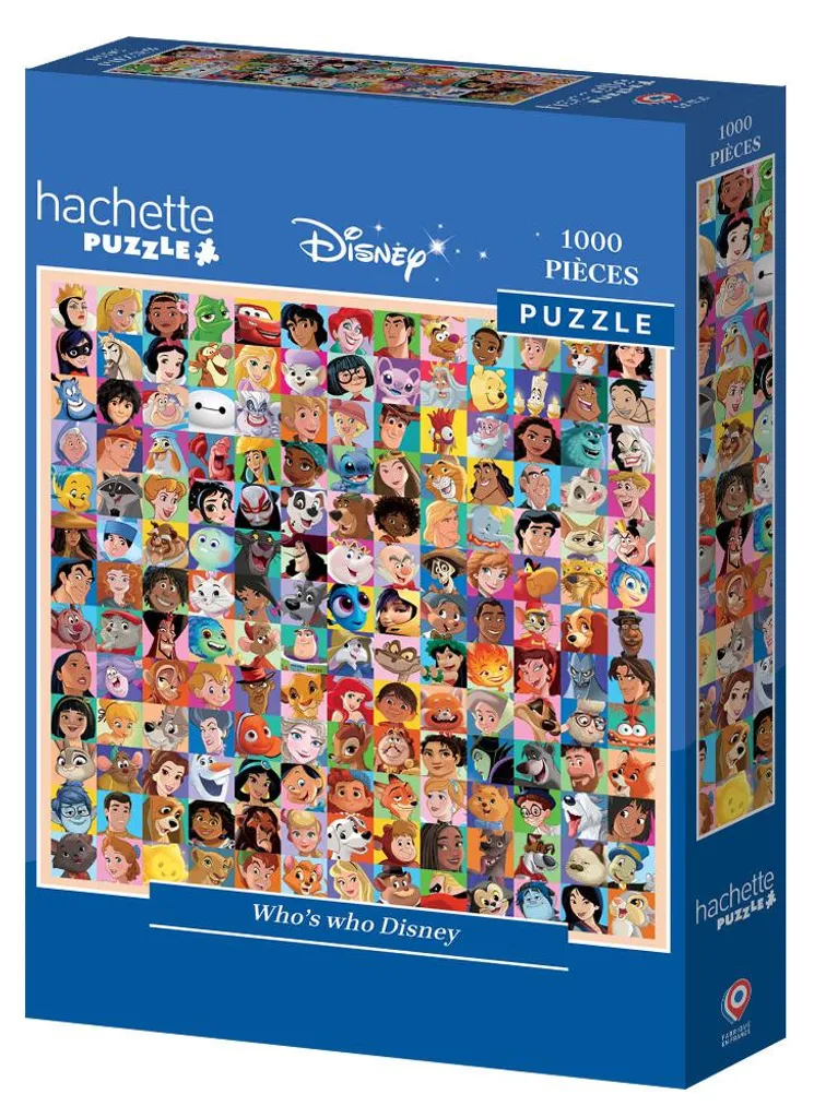 Puzzle Disney 1000 pièces édition collector Hachette Who's Who