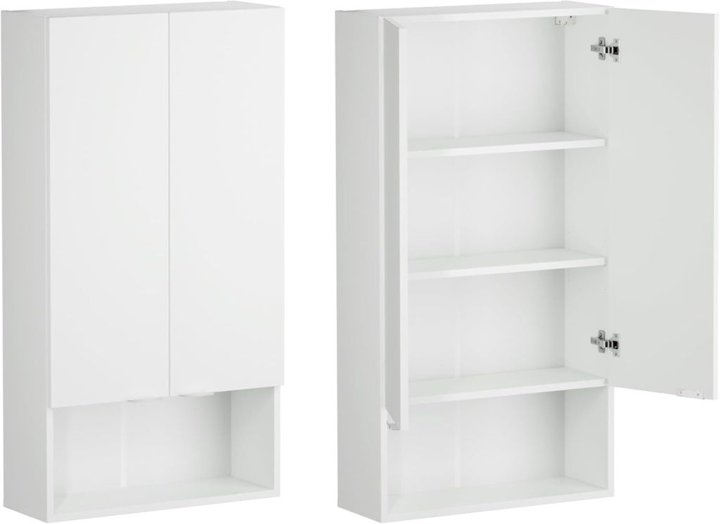 PLATAN ROOM Waschmaschinenschrank Badschrank 120 x 65 x 25 Hängeschrank Oberschrank für Waschmaschine und Wäschetrockner für Küche und Badezimmer