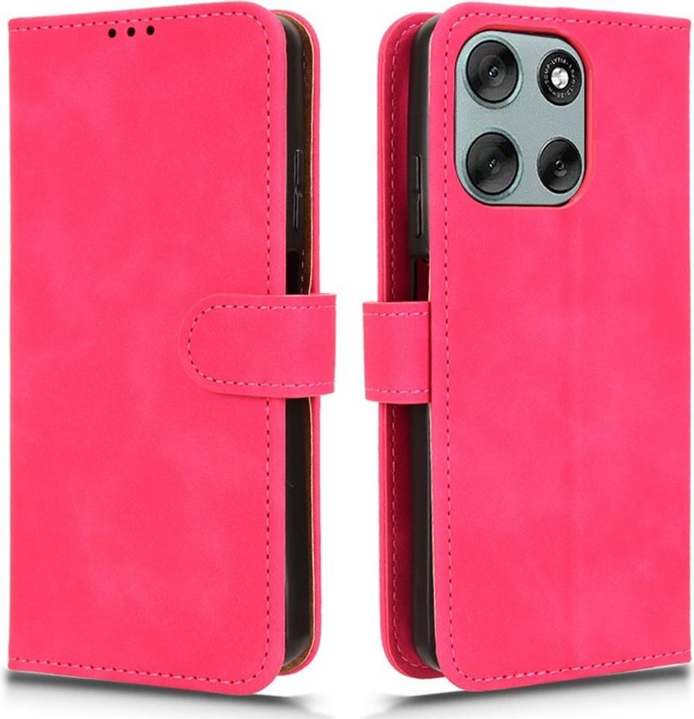 Motorola Moto G56 Hülle - Coverup Klapphülle - Rosa