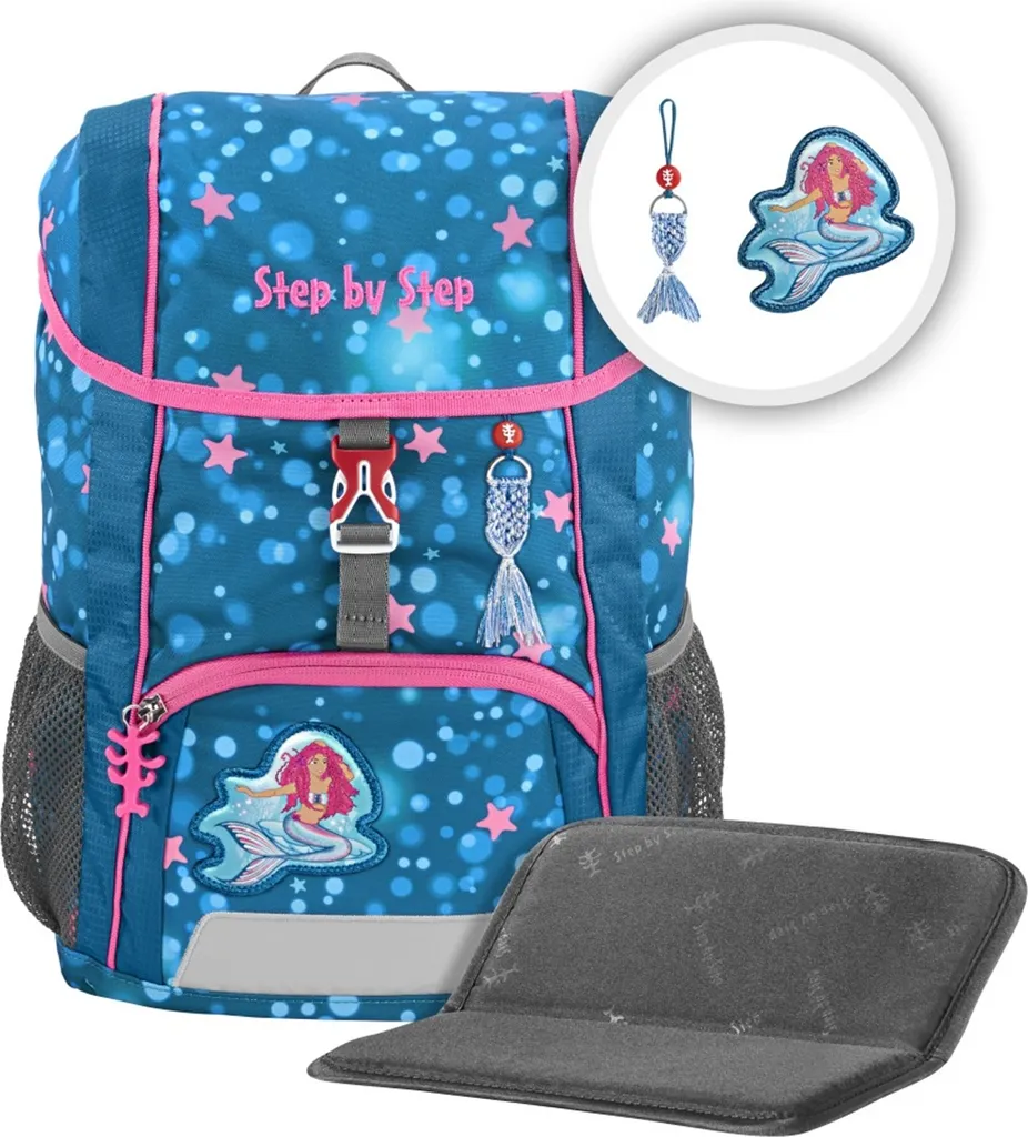 Zaino Step by Step Mermaid Lola: 13L di Avventure Blu per Bambine