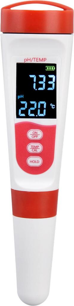 pH-Tester, robustes LCD-Display, präzise Messung, langlebiges Material, Wasserqualitätsmessgerät