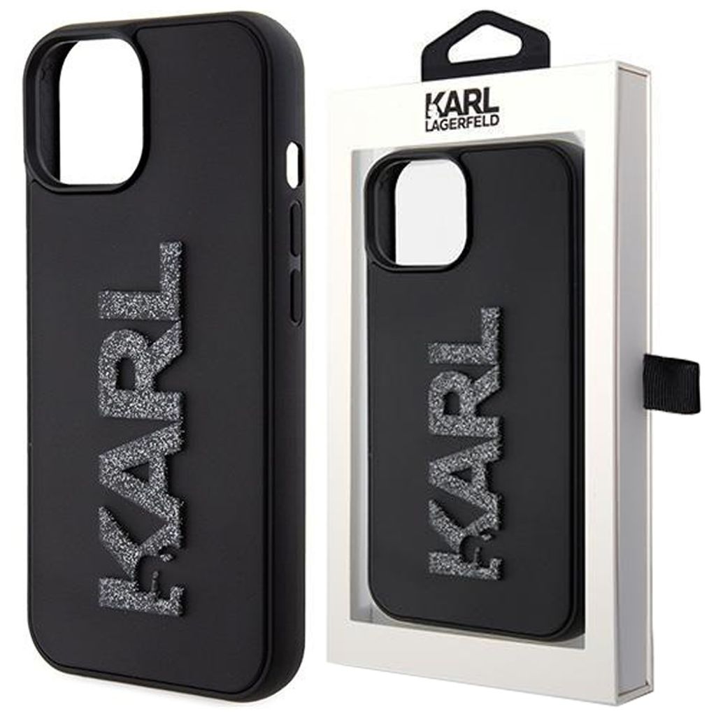 Karl Lagerfeld Apple iPhone 15 Schutzhülle Case 3D Rubber Produktbild 