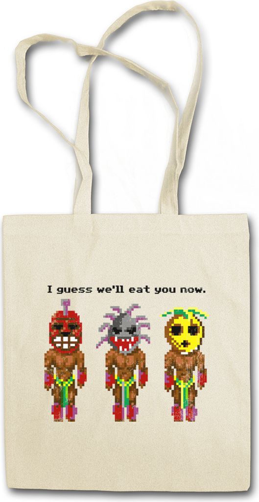 Urban Backwoods The Secret Cannibals, Stofftasche, Farbe: Beige