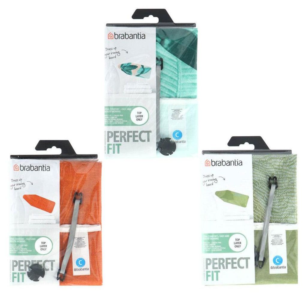 Brabantia 124x45 Beschuimd 2mm, Bügelbrettabdeckung, Weiß, Produktbild 