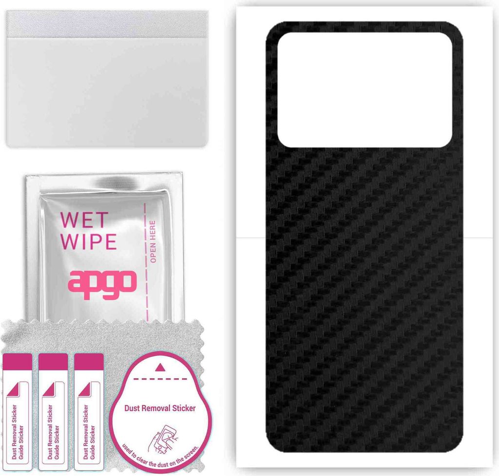 apgo Rückseite Schutzfolie, Skin, kompatibel mit Realme Narzo 50I Prime, Hinten Displayschutzfolie aus Vinylfolie, kratzfest, einfache Montage - S...