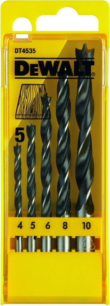 DEWALT Holzspiralbohrer-Set 5-tlg Image du produit 