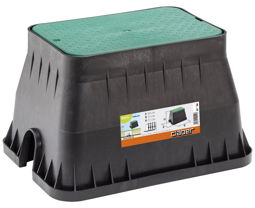 Protégez vos vannes d'arrosage avec la boîte rectangulaire Claber