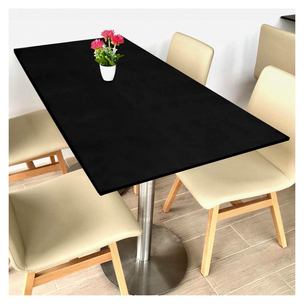 Tischdecke für rechteckige Tische, Polyester, waschbar, Stretch-Tischdecke mit elastischem Rand, für Picknick, Camping, Terrasse, Outdoor, 122 x ...