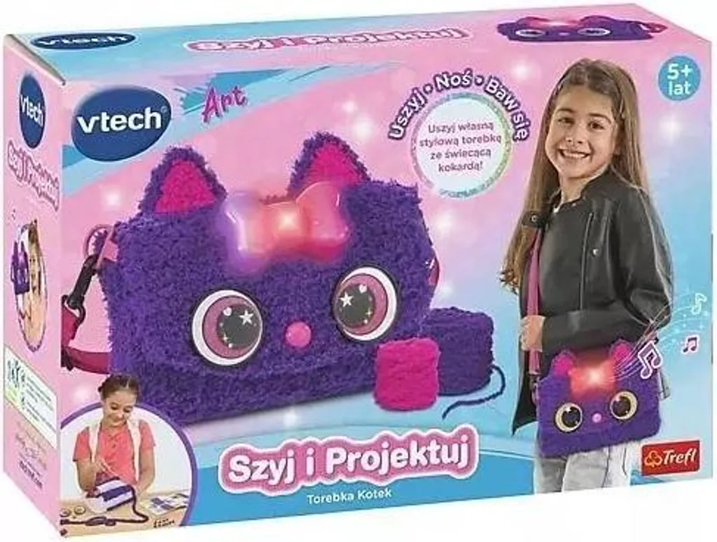 Sac à main Kitten VTECH interactif - Mon petit chaton à emporter partout