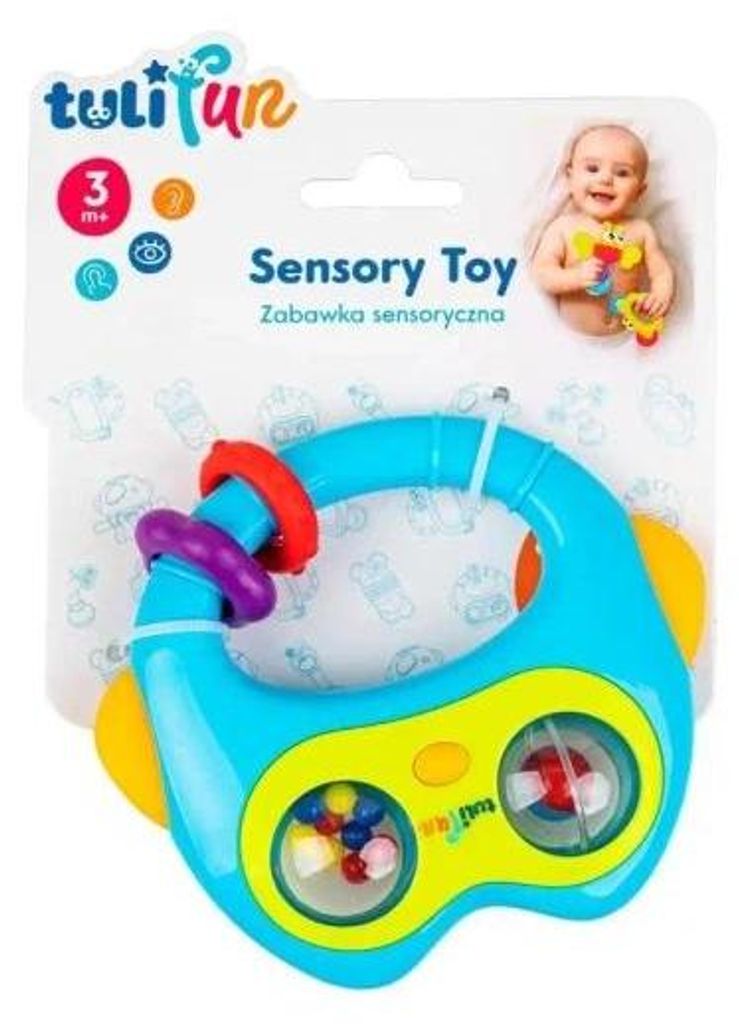 Grzechotka Sowa z ruchomymi elementami dla dzieci 3m+ Produktbild 