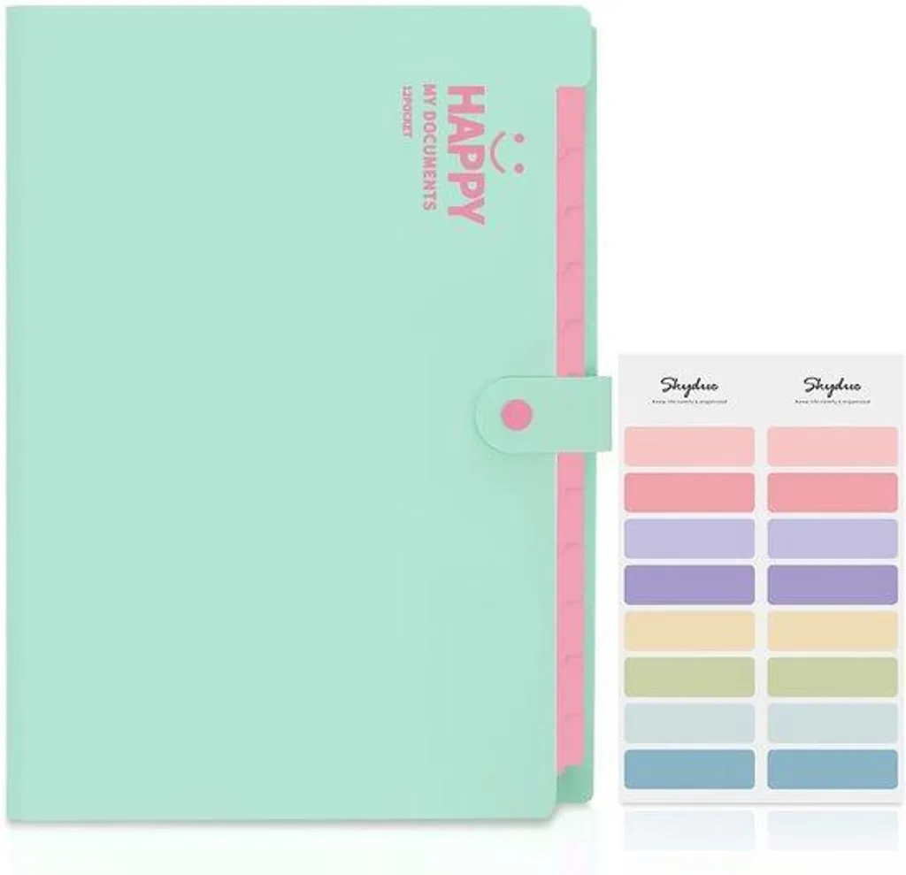 Fini les feuilles froissées avec ce porte-documents A4 pliable vert