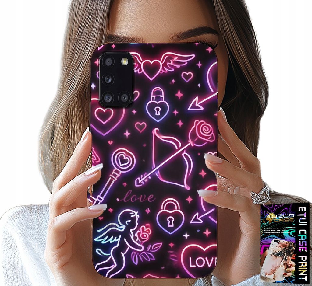 Etui Für Samsung Galaxy A31 - Valentinstags-Etui, Beute, Amor, Herzen