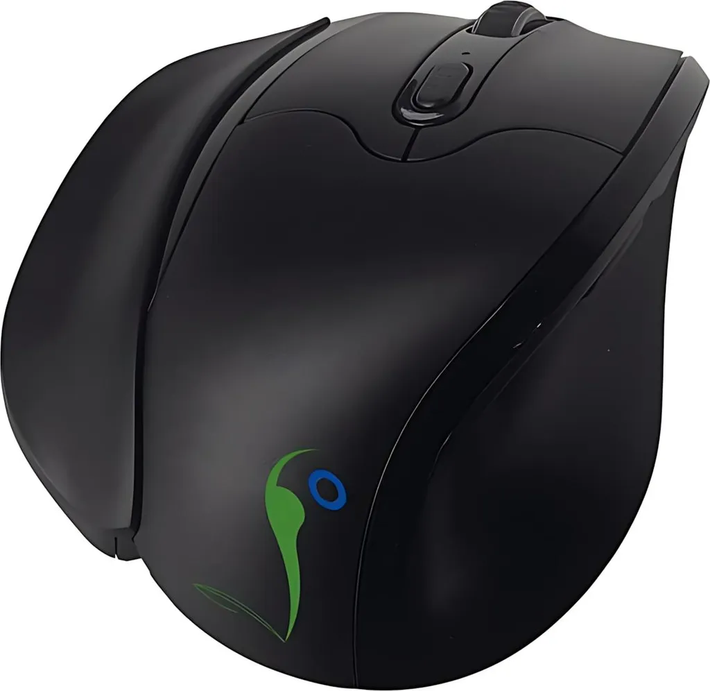 Souris ergonomique sans fil ergoleben EL0009 noire pour PC et Mac