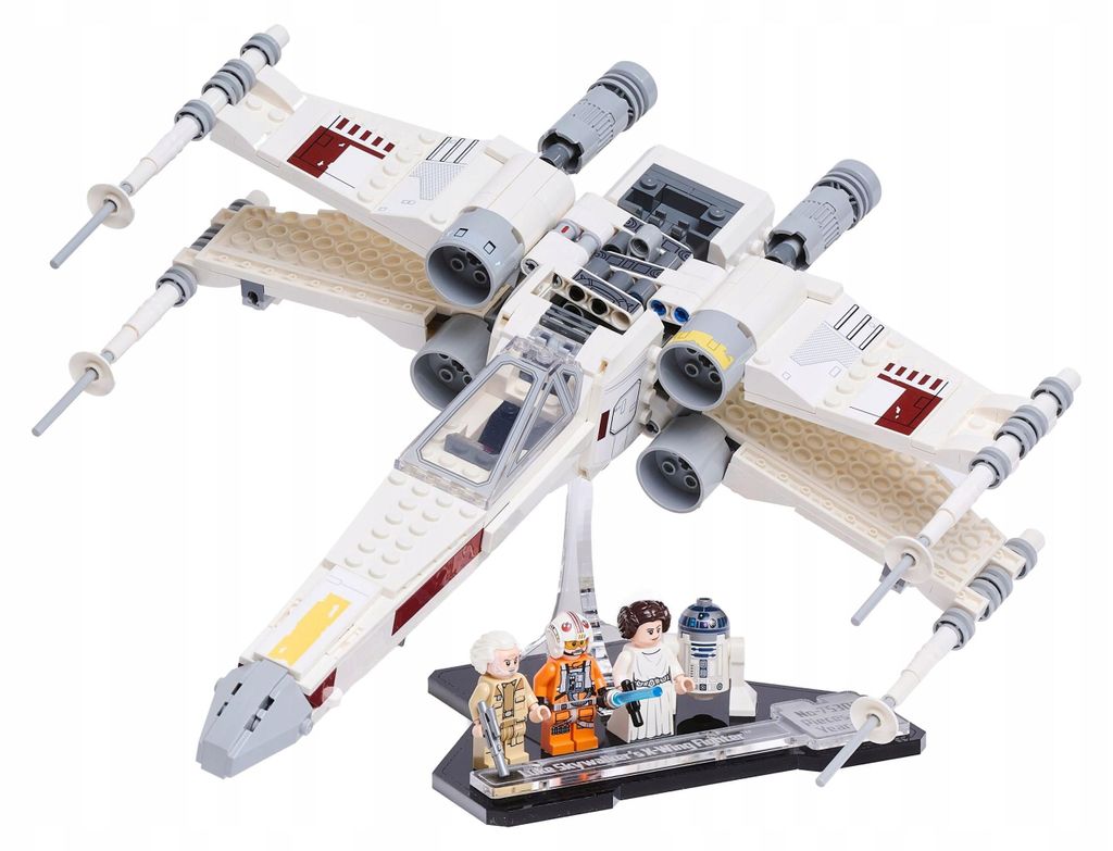 Supporto nero per LEGO® 75301 Star Wars – X-Wing™ di Luke Immagine del prodotto 