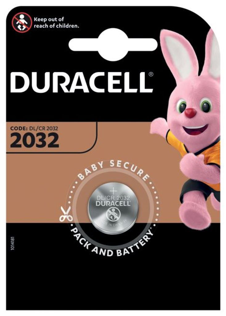 Duracell DUR033917 Pile bouton au lithium - CR 2032, 3 V Image du produit 