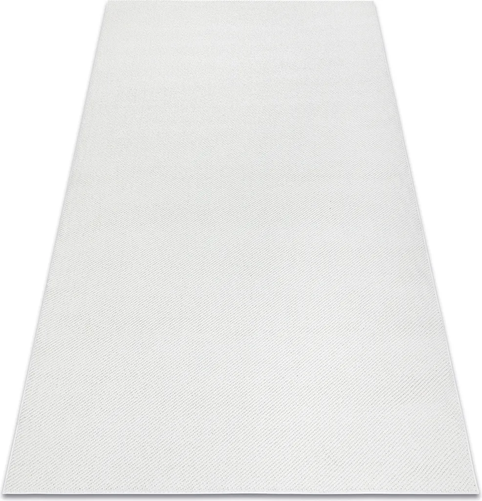 Grand tapis de salon 200x200 cm crème - Tapis bouclé épais et uni