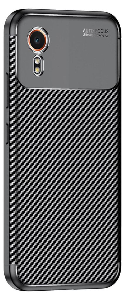 Handy Hülle für Samsung Galaxy Xcover7 Carbon Look Cover Produktbild 